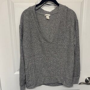 H&M Soft Gray V-Neck Sweater